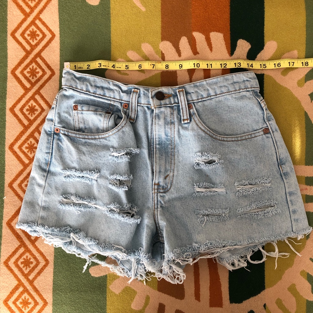 Levis Brand New High Waist Denim Shorts